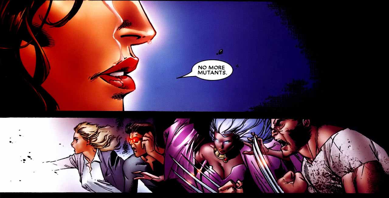 Let's Talk About X Baby House of M Marvel Comics X-Men Magneto Scarlet Witch Brian Michael Bendis Oliver Coipel