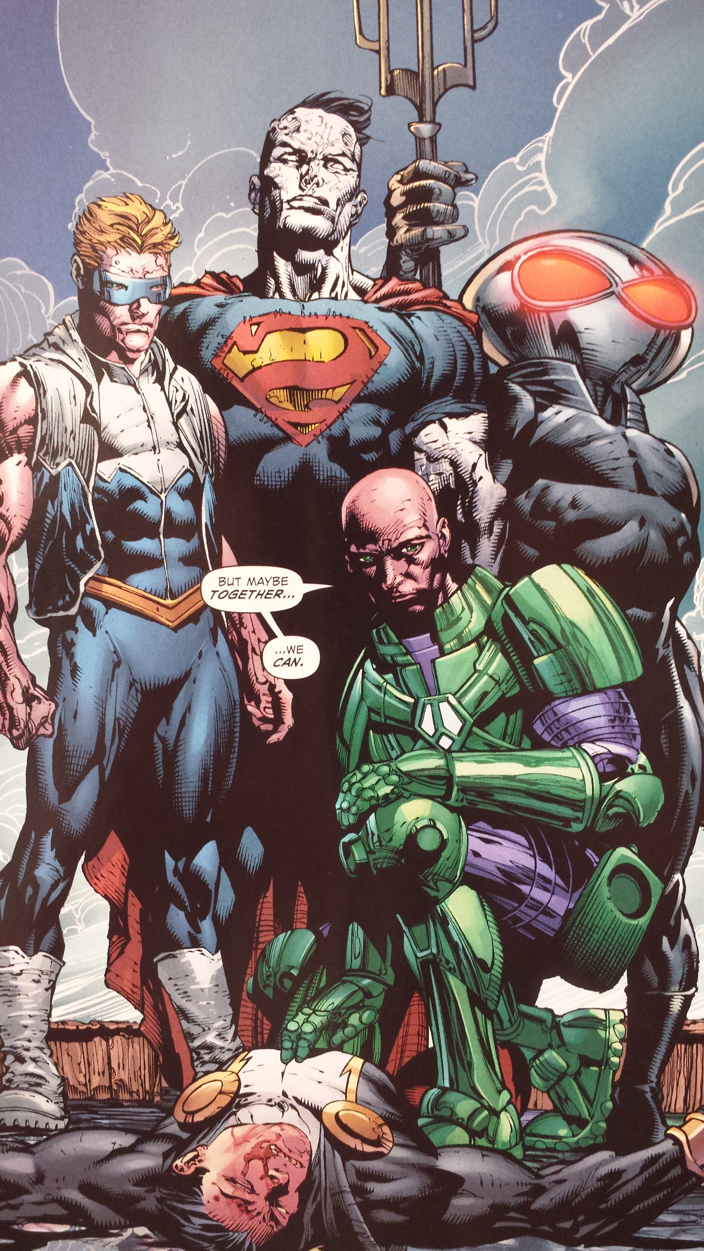 UNvincible Forever Evil #3 Geoff Johns Villains DC Comics Injustice League Black Adam Lex Luthor Firestorm
