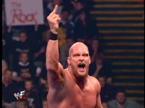 And presumably, this is what a lot of Stone Cold fans are doing to me right now.