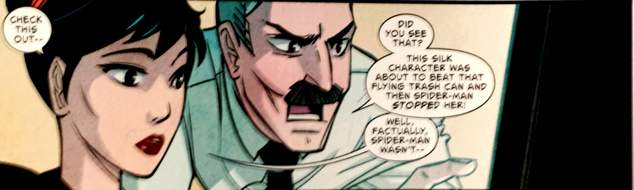 comic books comics marvel silk spider-man edge of spiderverse