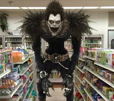 Black Nana. Not. Just kidding. This is Ryuk from the Death Note movie.