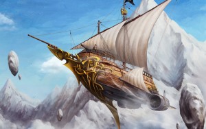 steampunk-airship