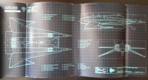 Actual schematics from inside the cover jacket.