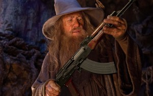 Ah! Elves always make the finest AK-47s.