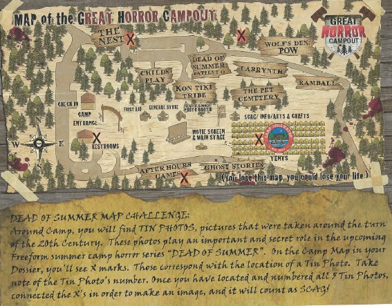 Horror Campout 2016 Map