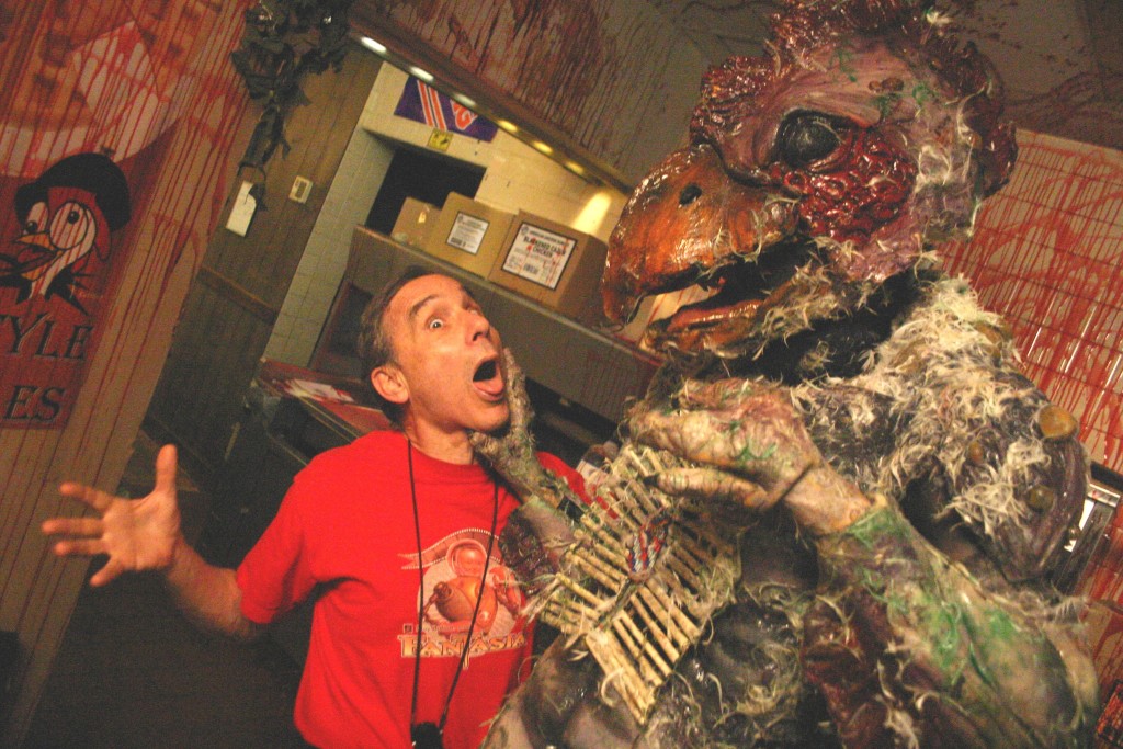 Note: Giant Chicken monsters DO NOT take direction well.